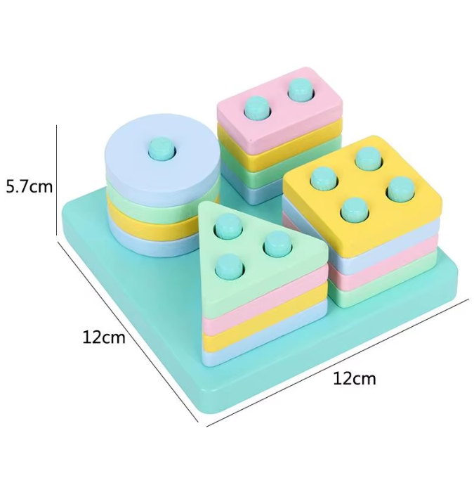 Montessori Wooden Puzzle Childrens Toys