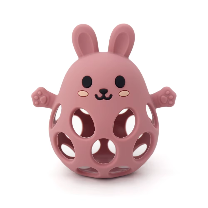 Bunny Silicone Rattle Teether