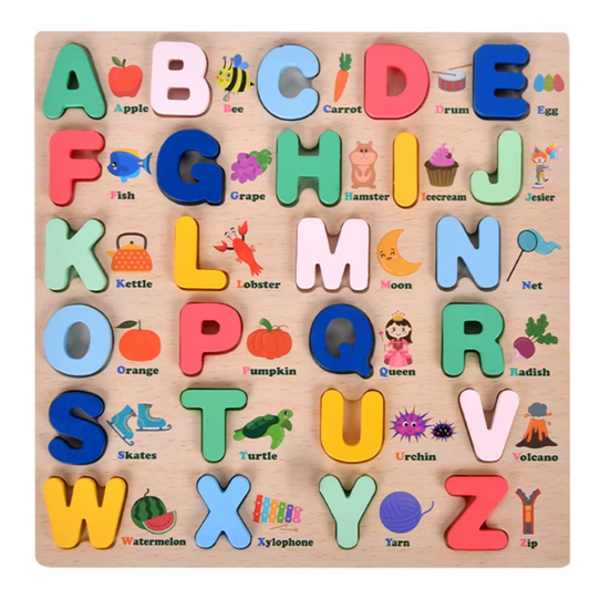 ABCD Puzzle Board Montessori Games