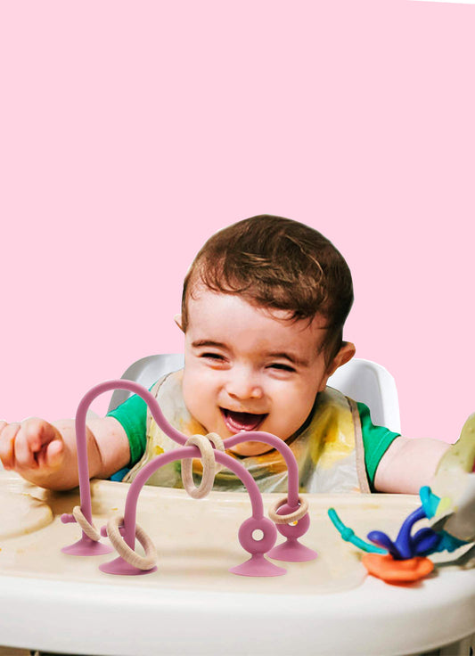 Montessori Baby High Chair Wooden Toy