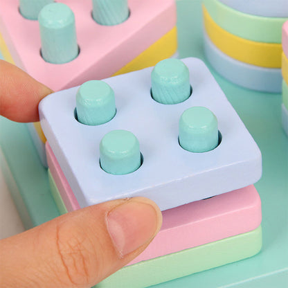 Montessori Wooden Puzzle Childrens Toys