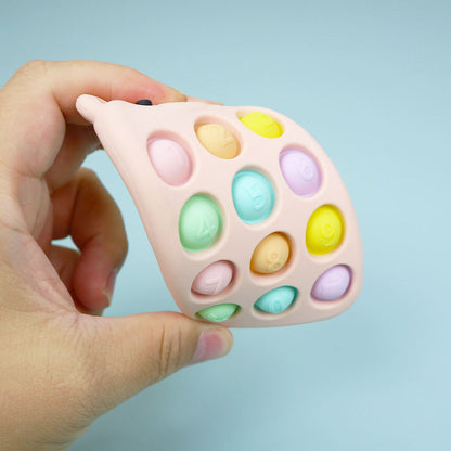 Bear Push Pop Toy/Teether