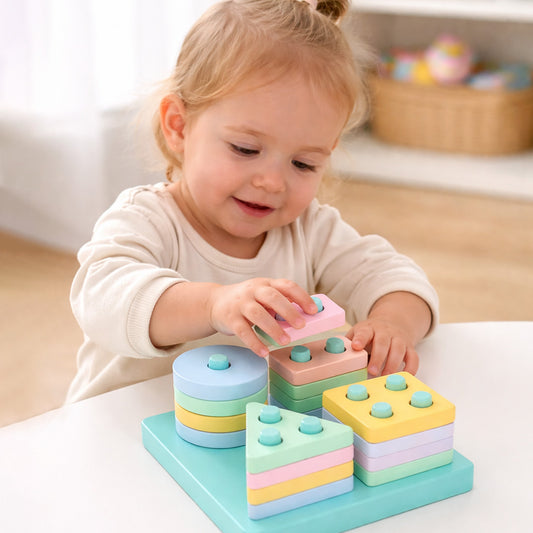Montessori Wooden Puzzle Childrens Toys