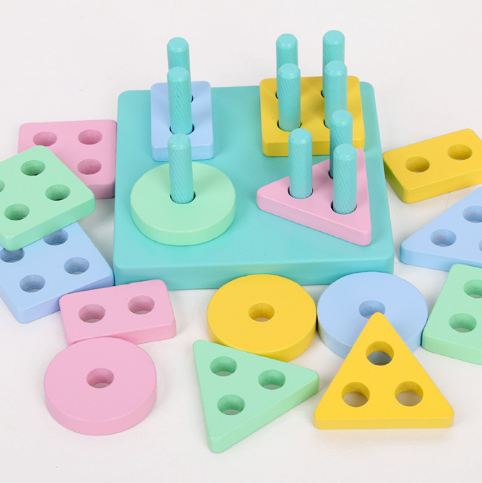 Montessori Wooden Puzzle Childrens Toys