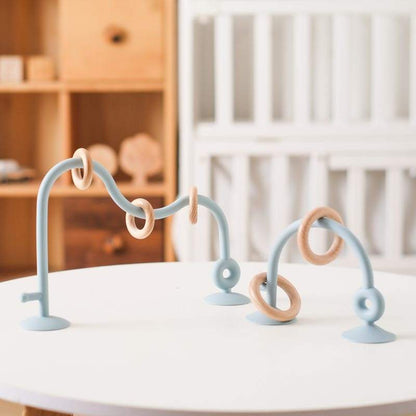 Montessori Baby High Chair Wooden Toy