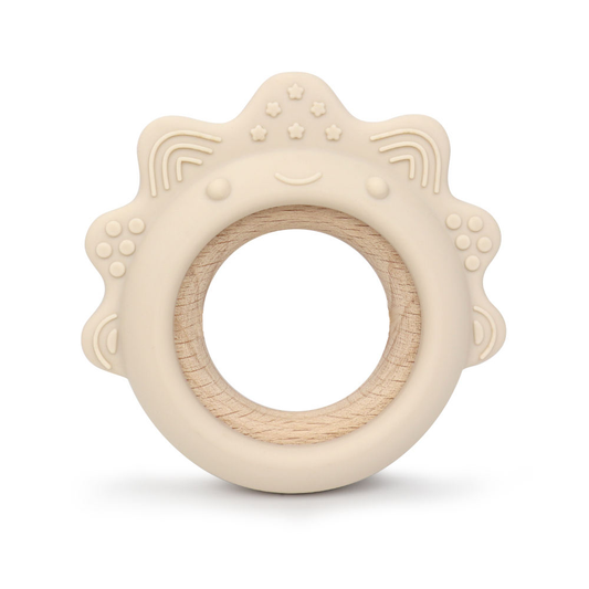 Triceratosaur Silicone Wooden Teether
