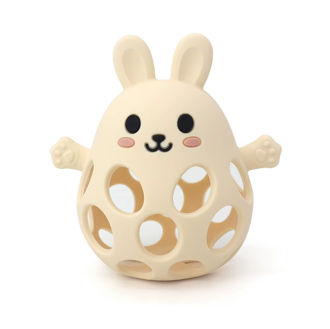 Bunny Silicone Rattle Teether