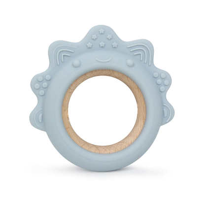 Triceratosaur Silicone Wooden Teether