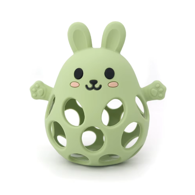 Bunny Silicone Rattle Teether