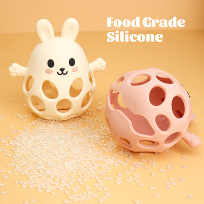 Bunny Silicone Rattle Teether