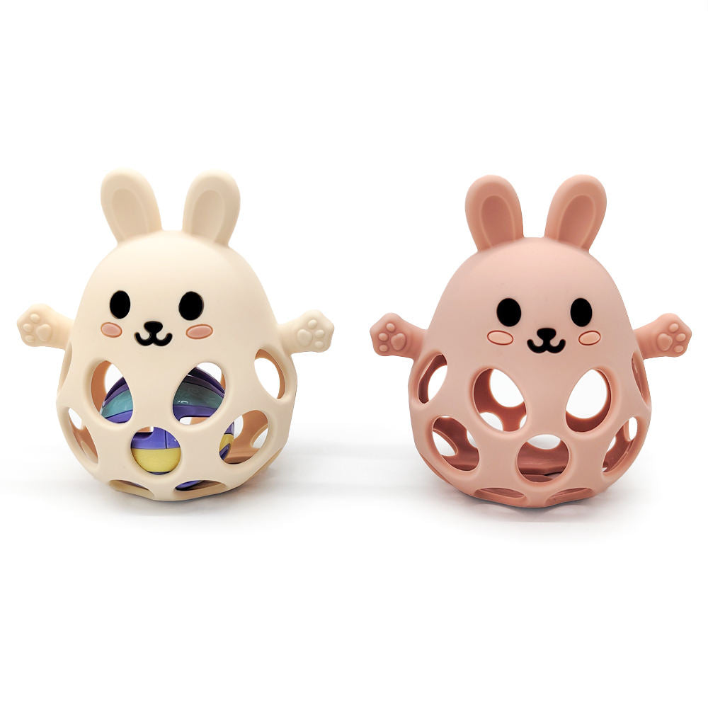 Bunny Silicone Rattle Teether