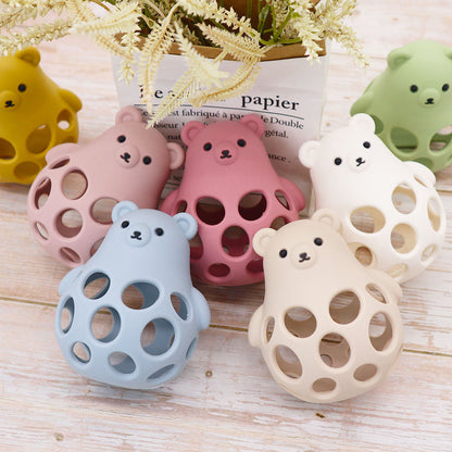 Bear Silicone Rattle Teether