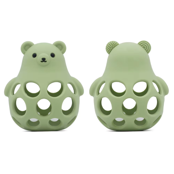 Bear Silicone Rattle Teether