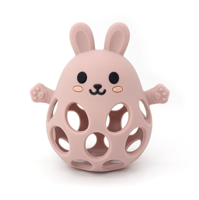 Bunny Silicone Rattle Teether
