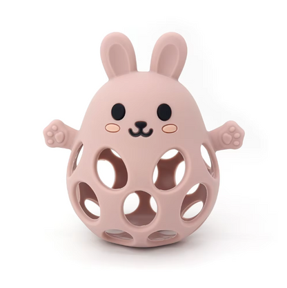 Bunny Silicone Rattle Teether