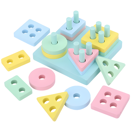 Montessori Wooden Puzzle Childrens Toys
