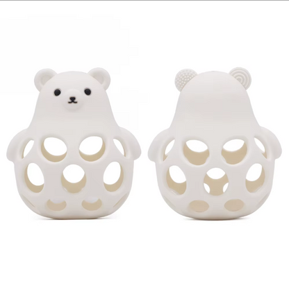 Bear Silicone Rattle Teether